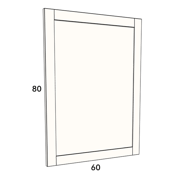 60cm wide, 80cm high cupboard door to fit an IKEA Metod kitchen cabinet