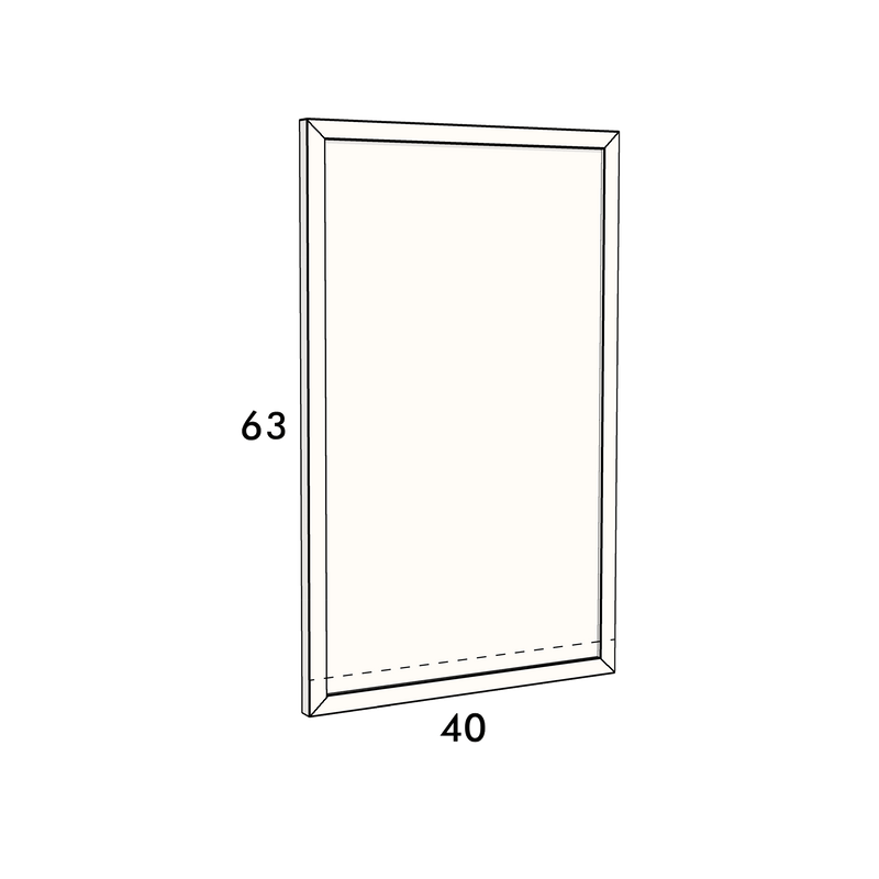 40cm wide, 63cm high cupboard door to fit an IKEA Metod kitchen cabinet