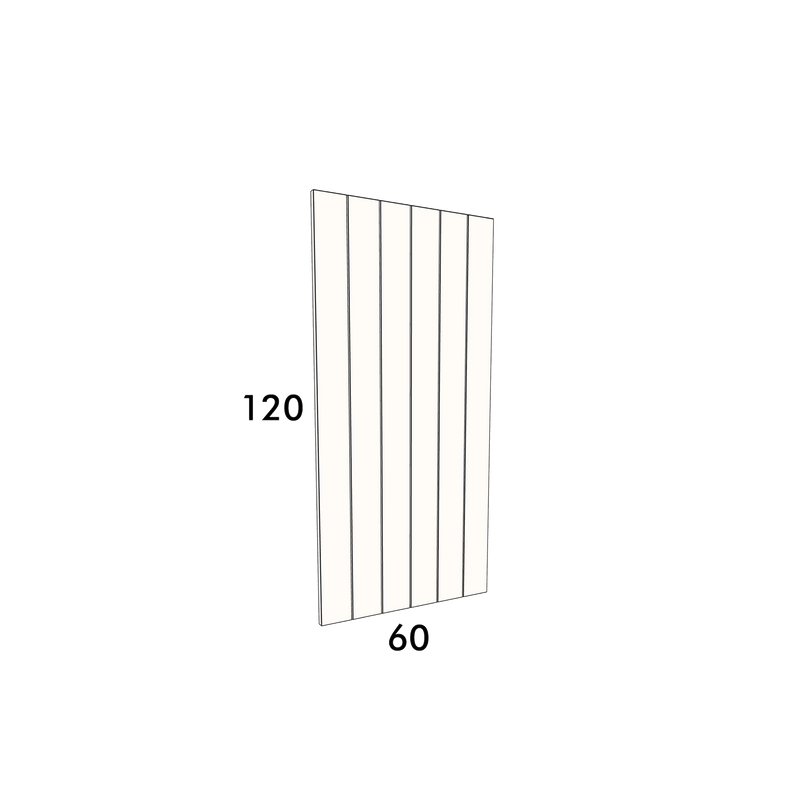 60cm wide, 120cm high cupboard door to fit an IKEA Metod kitchen cabinet