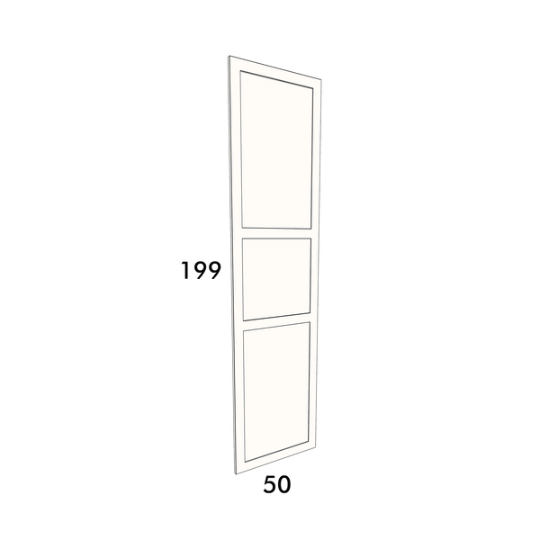 50cm wide, 199cm high cupboard door to fit an IKEA Metod kitchen cabinet